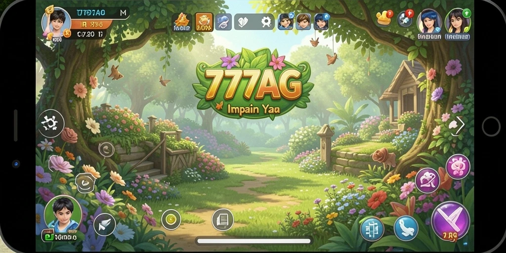 Gameplay dinamis dalam 777AG dengan berbagai aktivitas Farming.
