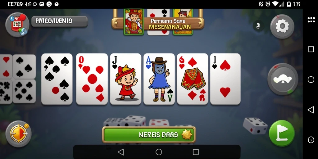 Screenshot gameplay menunjukkan serunya bermain Domino di EE789.