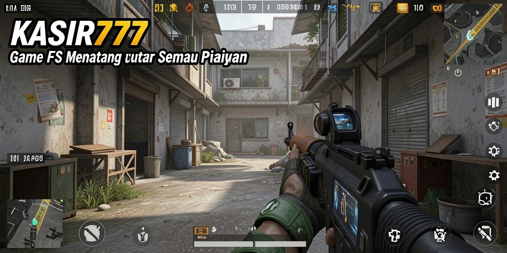 Tampilan gameplay KASIR777 yang mendebarkan dan penuh aksi FPS.