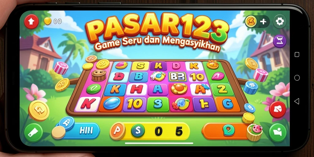 Tampilan gameplay Bingo yang seru dan mengasyikkan di PASAR123.
