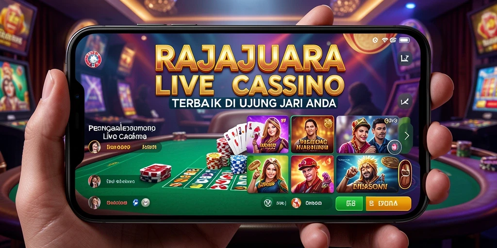 Tampilan gameplay RAJAJUARA yang mendebarkan di Live Casino.