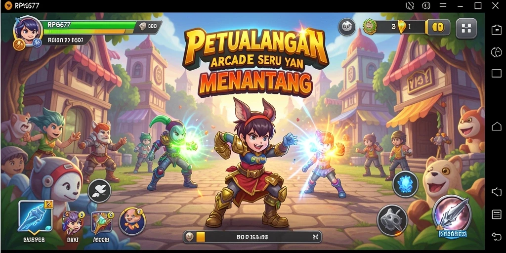 Tampilan gameplay seru dari RP6677 dengan aksi menegangkan.