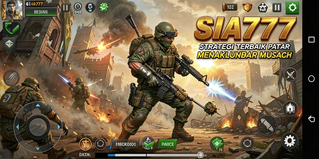 Tangkapan layar SIA777 menampilkan aksi strategis yang mendebarkan.