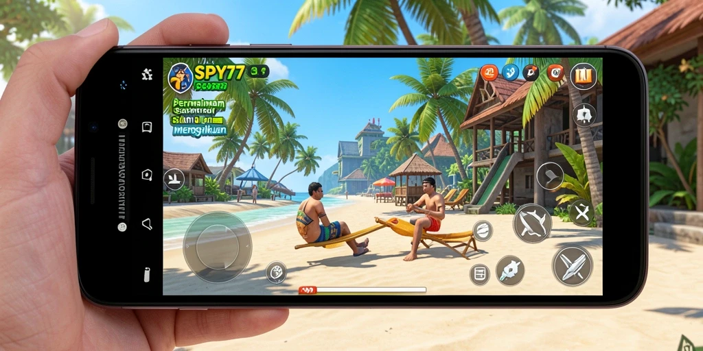 Tampilan gameplay SPY77 yang menarik dan seru.